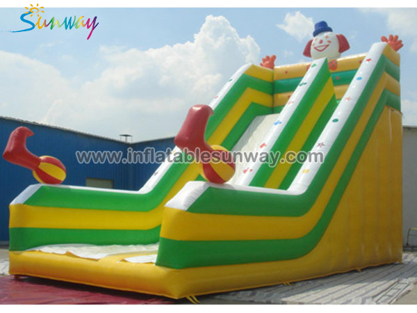 Inflatable clown slide 